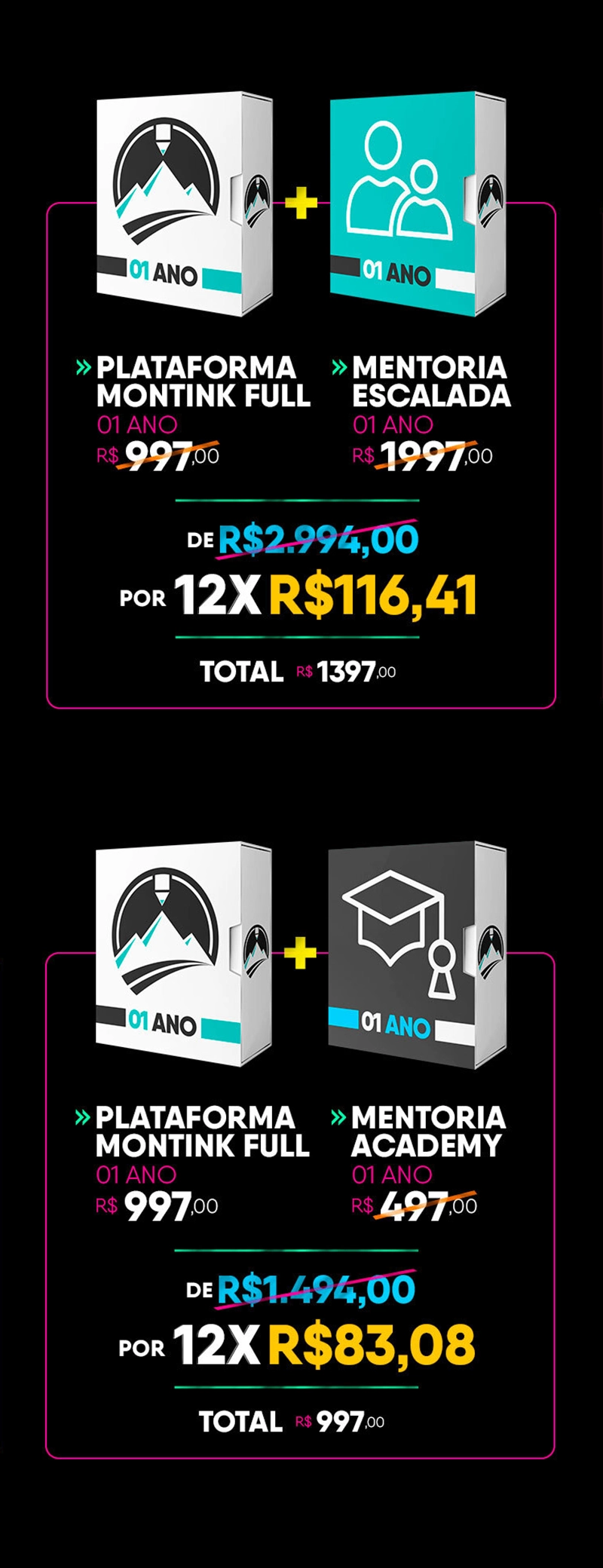 Produtos em promoção na Montink